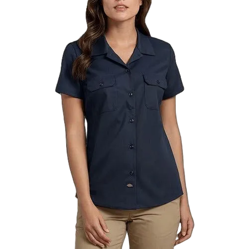 Blusa Dickies Fs574 Trabajo Durable Industrial Manga Corta - Garufa Jeans