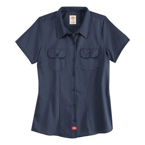 Blusa Dickies Fs574 Trabajo Durable Industrial Manga Corta - Garufa Jeans