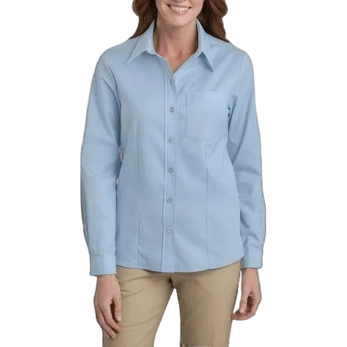 Blusa Dickies L254 Manga Larga Tela Oxford Stretch - Garufa Jeans