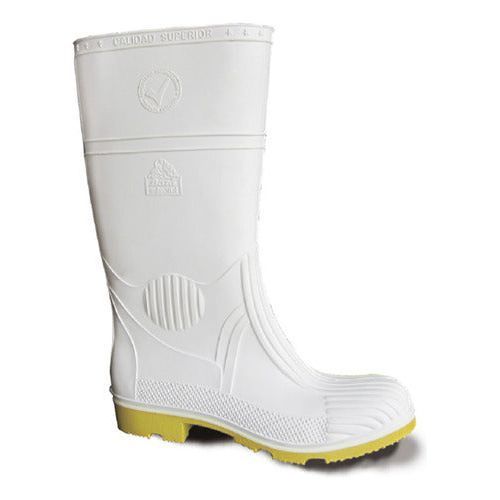 Bota Bata Chibol Pvc Hule Industria Alimentación Blanca - Garufa Jeans