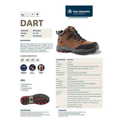 Bota Bata Dart Resistente Dieléctrica Antiderrapante - Garufa Jeans