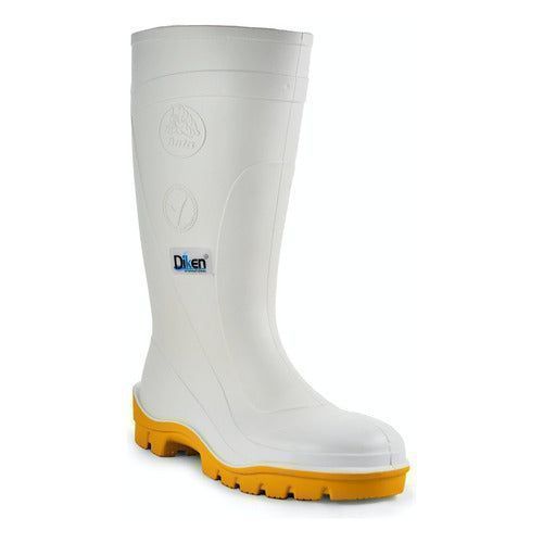 Bota Bata Delta Pvc Hule Blanca Con Casquillo Industrial - Garufa Jeans