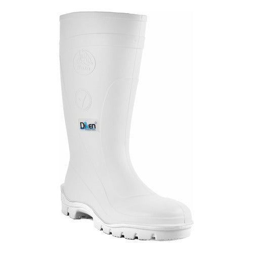 Bota Bata Delta Pvc Hule Blanca Con Casquillo Industrial - Garufa Jeans