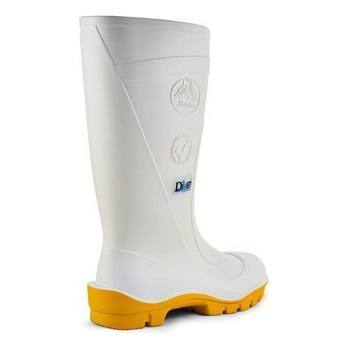 Bota Bata Delta Pvc Hule Blanca Con Casquillo Industrial - Garufa Jeans