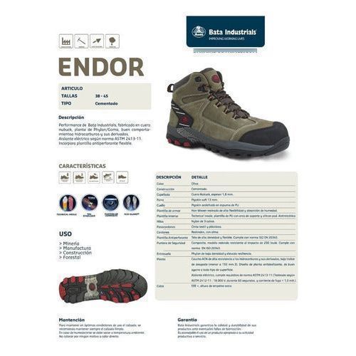 Bota Bata Industrials Endor Dieléctrica Casquillo Plástico - Garufa Jeans
