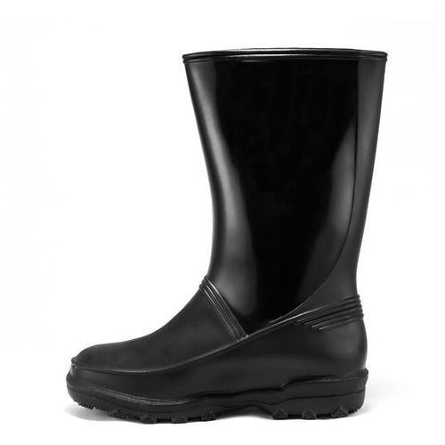 Bota Bata Industrials Pvc Hule Negra Impermeable Mujer - Garufa Jeans