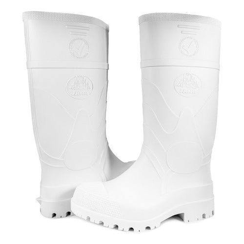 Bota Bata Jardinera Pvc Hule Plástico Blanca Limpieza - Garufa Jeans
