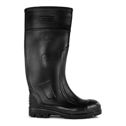 Bota Bata Super 2003 Hule Negra Casquillo Industria Lluvia - Garufa Jeans