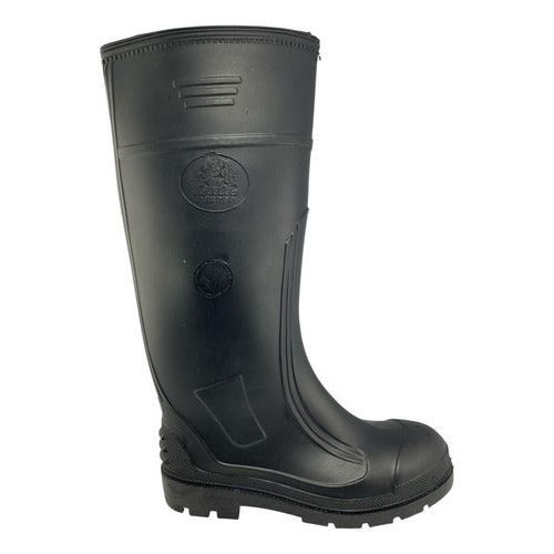 Bota Bata Super Eco Pvc Hule Plástico Negra Jardín Limpieza - Garufa Jeans