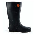 Bota Bata Titanium Pvc Hule Negra Casquillo Industria Lluvia - Garufa Jeans