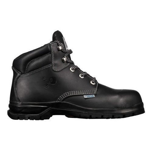 Bota Berrendo 144 Con Casquillo De Acero Negra 25 A 30 - Garufa Jeans