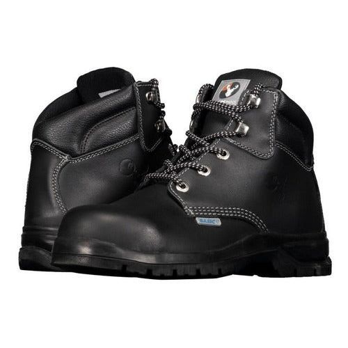 Bota Berrendo 144 Con Casquillo De Acero Negra 25 A 30 - Garufa Jeans