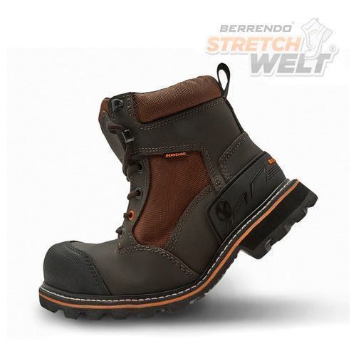 Bota Berrendo 180 Dieléctrica Con Casquillo De Acero Café - Garufa Jeans