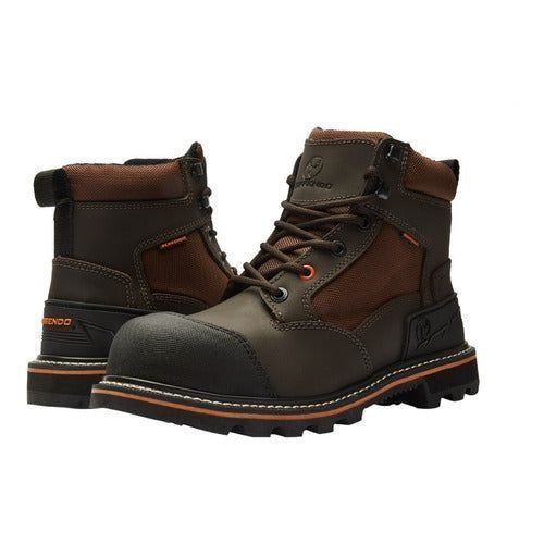 Bota Berrendo 180 Dieléctrica Con Casquillo De Acero Café - Garufa Jeans