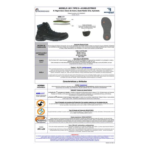 Bota Berrendo 3011 Dieléctrica Con Casquillo Seguridad Nom - Garufa Jeans