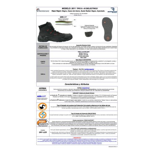 Bota Berrendo 3011 Dieléctrica Con Casquillo Seguridad Nom - Garufa Jeans