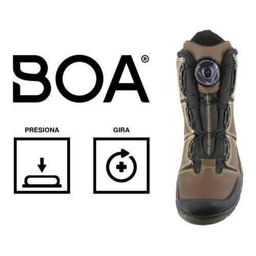 Bota Berrendo Boa 3013 Dieléctrica Ajustable Sin Agujetas - Garufa Jeans