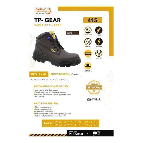 Bota Calzado Triples 415 Dieléctrica Poliamida Industrial - Garufa Jeans