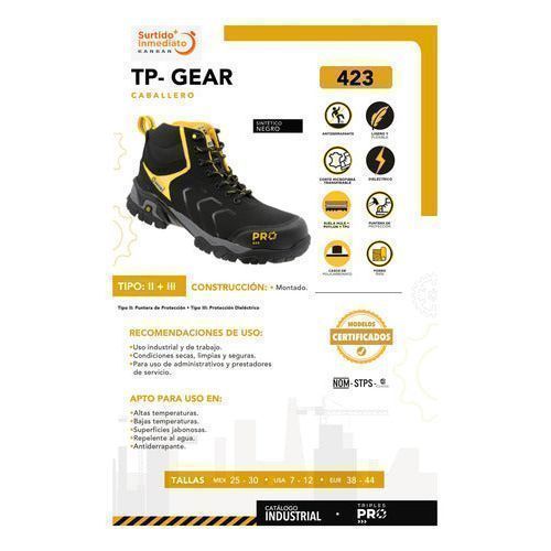 Bota Calzado Triples 423 Dieléctrica Poliamida Industrial - Garufa Jeans
