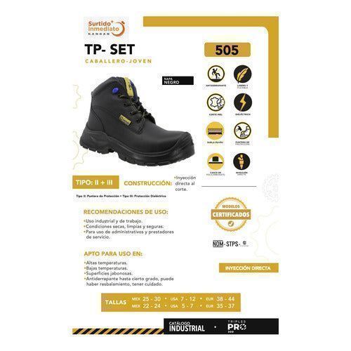 Bota Calzado Triples 505 Dieléctrica Poliamida Industrial - Garufa Jeans