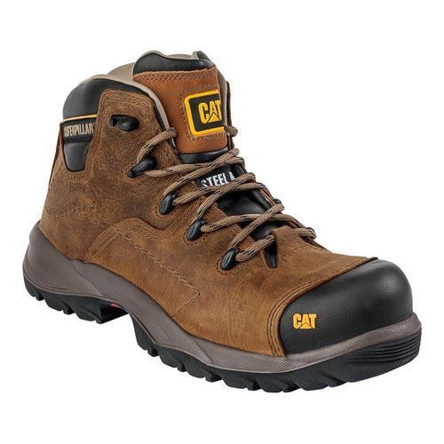 Bota Caterpillar Coolant Dieléctrica Casquillo Acero Café - Garufa Jeans