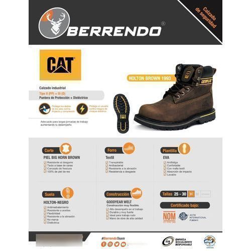 Bota Caterpillar Holton Dieléctrica Con De Casquillo Acero - Garufa Jeans