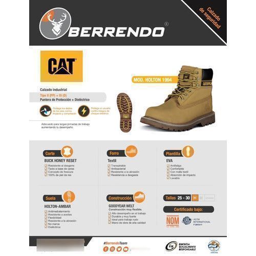 Bota Caterpillar Holton Dieléctrica Con De Casquillo Acero - Garufa Jeans