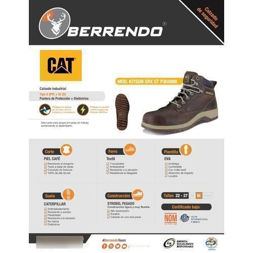 Bota Caterpillar Kitson Dieléctrica Caquillo Acero Mujer - Garufa Jeans