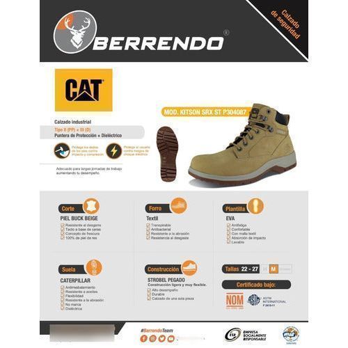 Bota Caterpillar Kitson Dieléctrica Caquillo Acero Mujer - Garufa Jeans