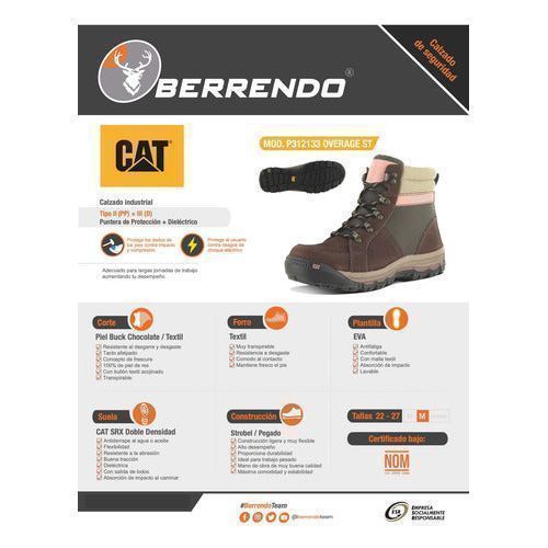 Bota Caterpillar Overage Dieléctrica Casquillo Mujer - Garufa Jeans