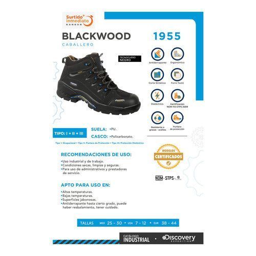 Bota Discovery 1955 Industrial Dieléctrica Casquillo Hombre - Garufa Jeans