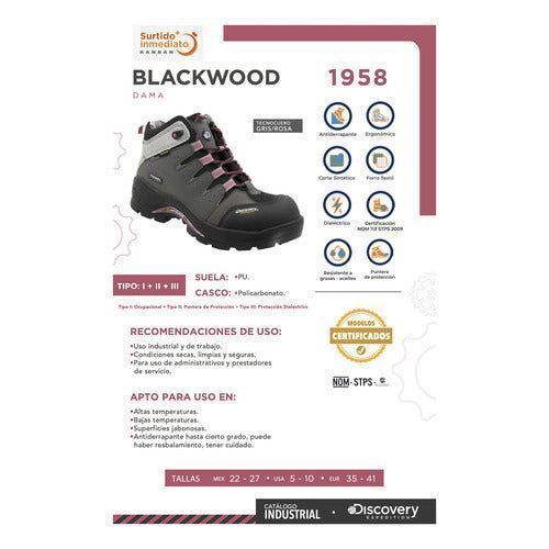 Bota Discovery 1958 Industrial Dieléctrica Casquillo Mujer - Garufa Jeans