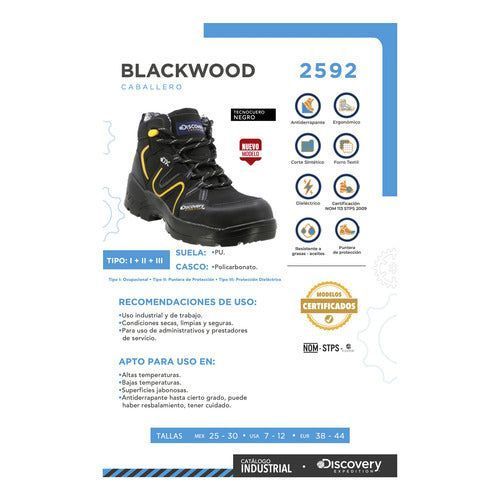Bota Discovery 2592 Industrial Dieléctrica Casquillo Hombre - Garufa Jeans
