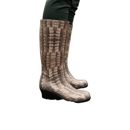 Bota Moda Sandak Mujer Lluvia Impermeable Con Tacon Lulu - Garufa Jeans