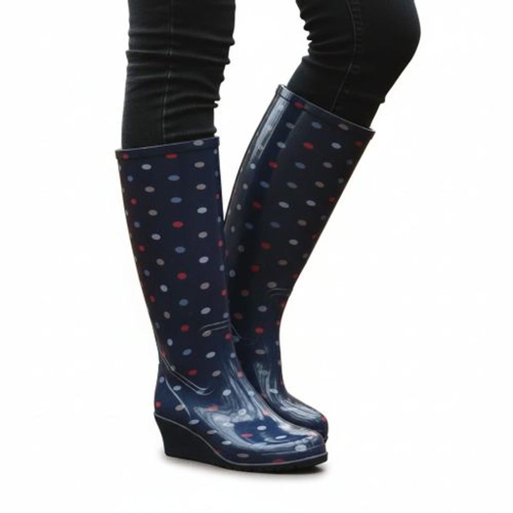 Bota Moda Sandak Mujer Lluvia Impermeable Con Tacon Lulu - Garufa Jeans