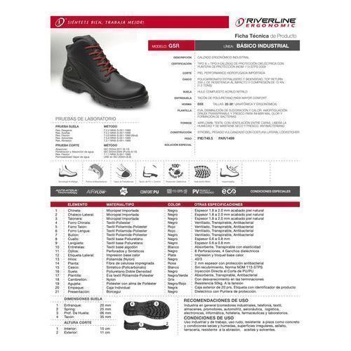 Bota Riverline Gsr Dieléctrica Casquillo Policarbonato - Garufa Jeans