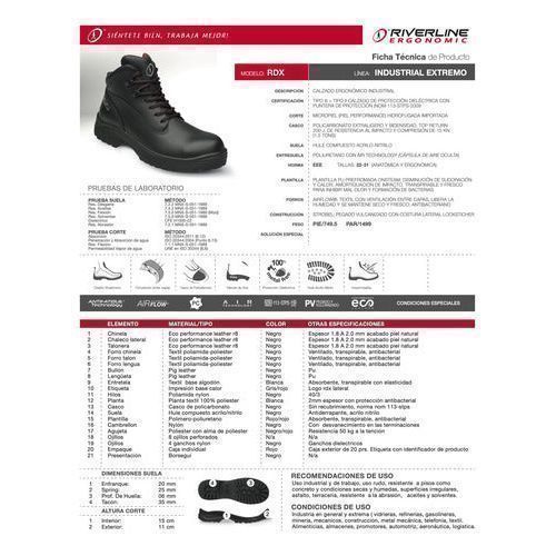 Bota Riverline Rdx Dieléctrica Casquillo Policarbonato - Garufa Jeans
