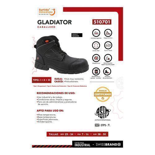 Bota Swiss Brand 510701 Industrial Dieléctrica Casquillo - Garufa Jeans