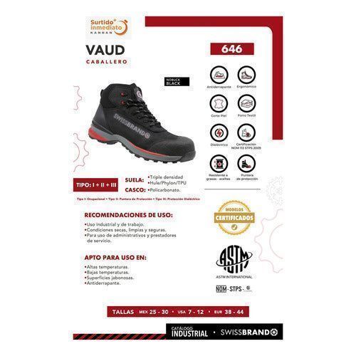 Bota Swiss Brand Vaud 646 Industrial Dieléctrica Casquillo - Garufa Jeans