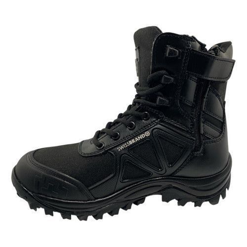 Bota Táctica Swiss Brand Uzwil 990 Antiderrapante Durable - Garufa Jeans