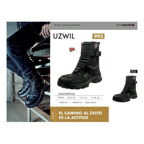 Bota Táctica Y Biker Swiss Brand Uzwil 993 Antiderrapante - Garufa Jeans