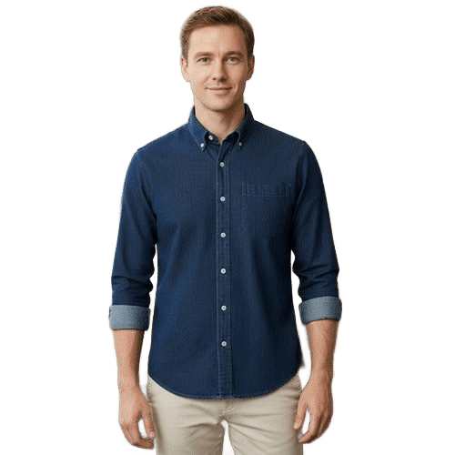 Camisa Bibo De Mezclilla Manga Larga Durable Resistente - Garufa Jeans