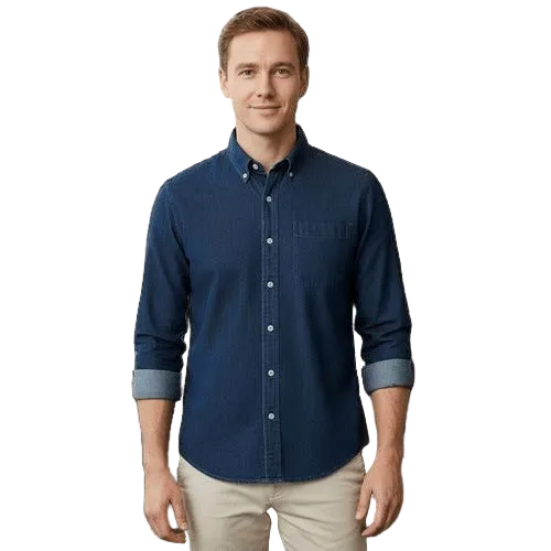 Camisa Bibo De Mezclilla Manga Larga Durable Resistente - Garufa Jeans