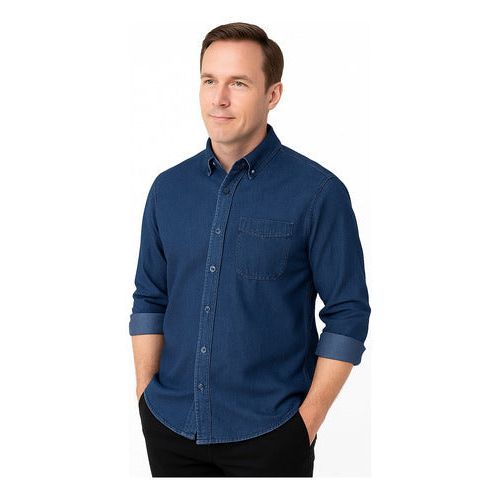 Camisa Bibo De Mezclilla Manga Larga Durable Resistente - Garufa Jeans