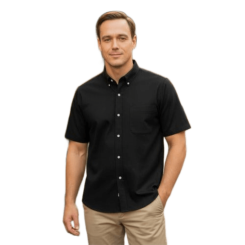 Camisa Bibo Gabardina Manga Corta Casual Durable Resistente - Garufa Jeans