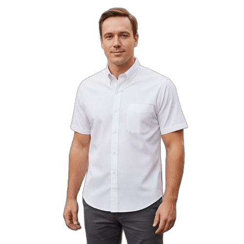 Camisa Bibo Gabardina Manga Corta Casual Durable Resistente - Garufa Jeans