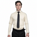 Camisa De Vestir Para Adulto Beige O Hueso 34 A 42 - Garufa Jeans
