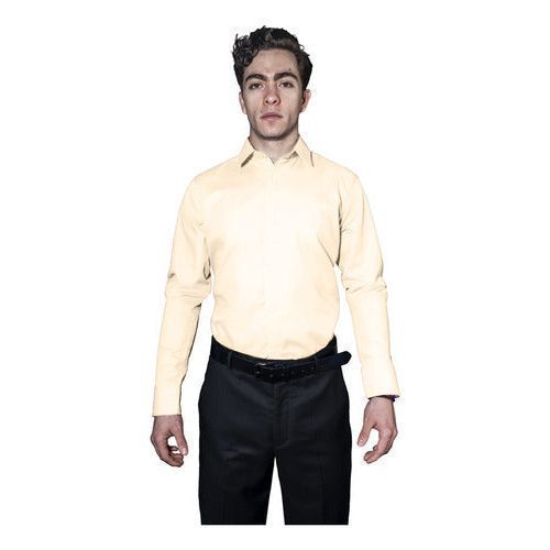 Camisa De Vestir Para Adulto Beige O Hueso 34 A 42 - Garufa Jeans