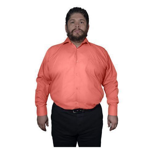 Camisa De Vestir Para Adulto Coral Tallas Extras 44 A 50 - Garufa Jeans