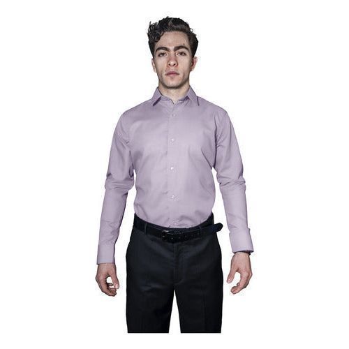 Camisa De Vestir Para Adulto Gris Claro Perla 34 A 42 - Garufa Jeans